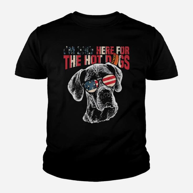 Great Dane Shirt Funny 4Th Of July Pup Youth T-shirt