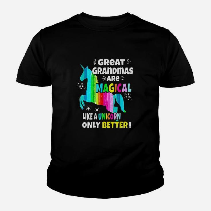 Great Grandmas Are Magical Like A Unicorn Only Better Youth T-shirt