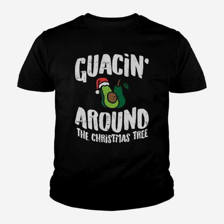 Guacin Around The Christmas Tree Funny Mexican Navidad Gift Sweatshirt Youth T-shirt