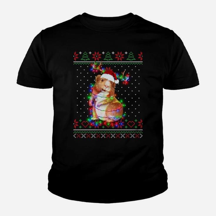 Guinea Pig Animal Ugly Sweater Christmas Puppy Animal Lover Youth T-shirt