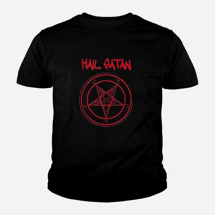 Hail Saying Devil Goat Design Youth T-shirt
