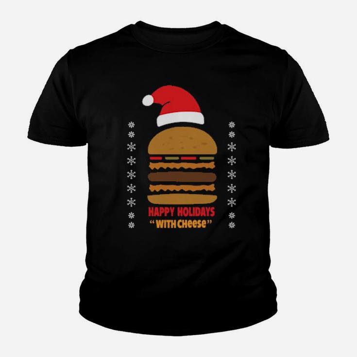Hamburger Santa Hat Youth T-shirt