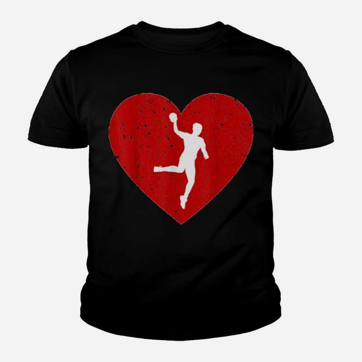 Handball Valentine Day For Handball Heart Youth T-shirt