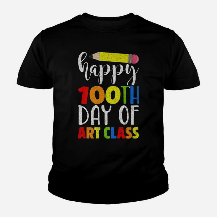 Happy 100Th Day Of Art Class Shirt For Teacher Or Child Youth T-shirt
