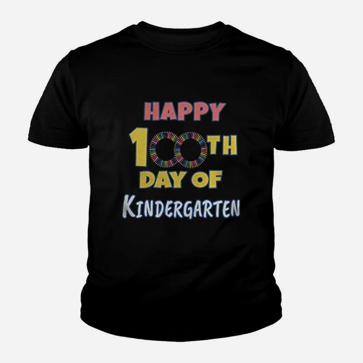 Happy 100th Day Of Kindergarten School Gift Youth T-shirt
