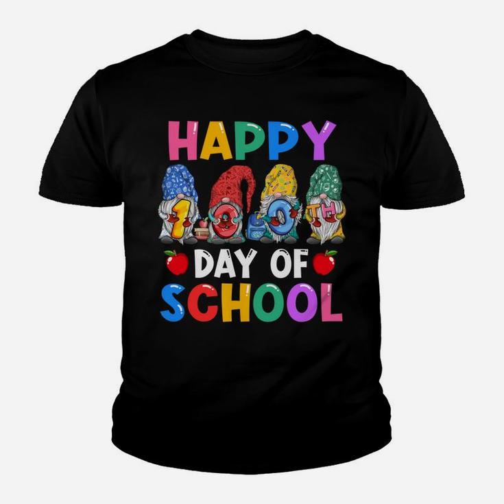 Happy 100Th Day Of School Cute Gnomes Gift Students Youth T-shirt
