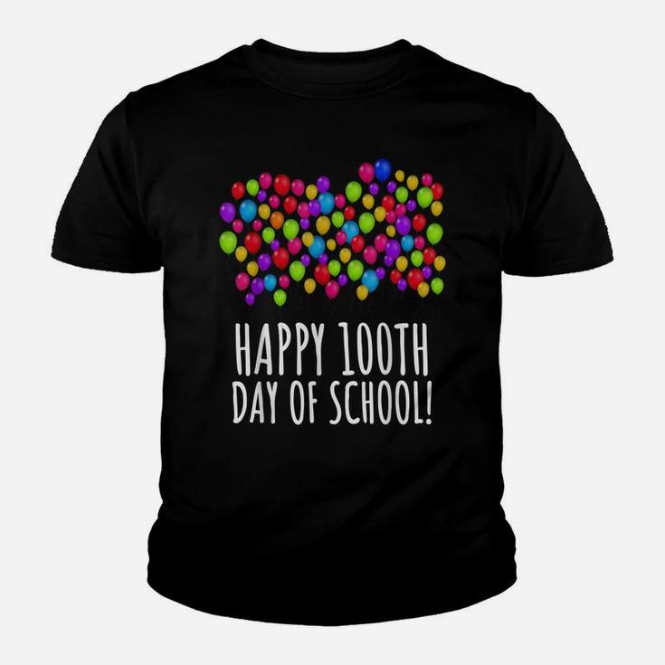 Happy 100Th Day Of School One Hundred Days Of School Des Youth T-shirt
