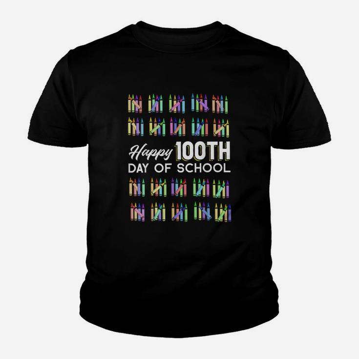 Happy 100th Day Of School Student Gift 100 Days Of School Youth T-shirt
