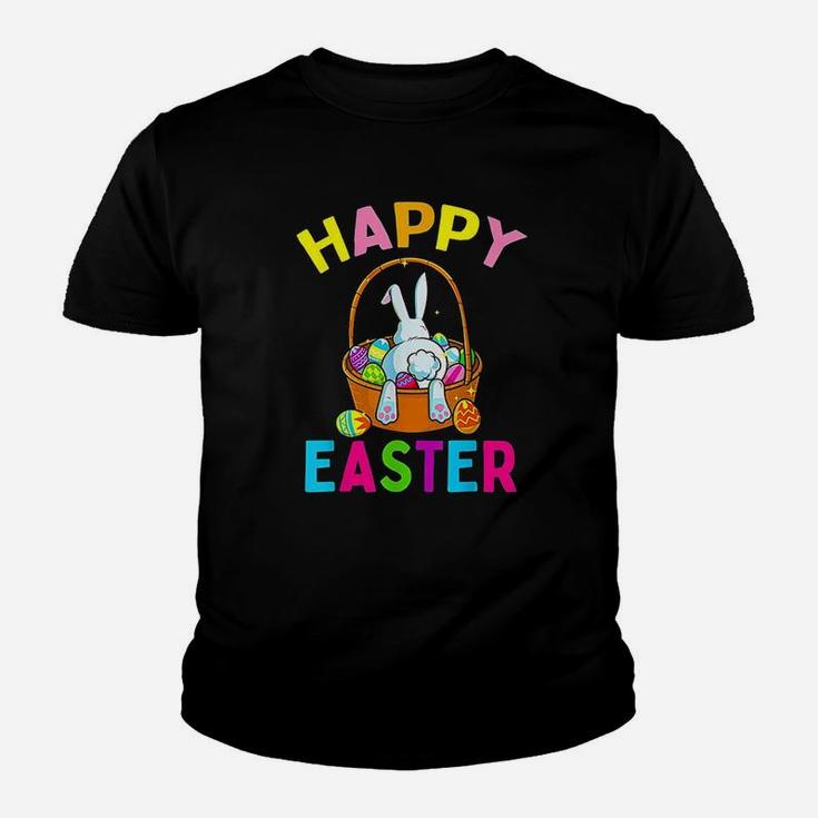 Happy Easter Day Bunny Hunting Chocolate Eggs Egg Hunt Gift Youth T-shirt