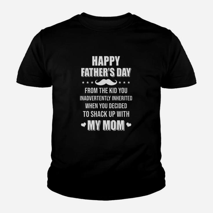 Happy Fathers Day From The Kid Bonus Step Dad Gift Youth T-shirt