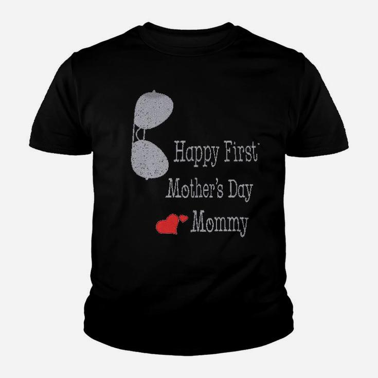 Happy First Fathers Day Daddy Youth T-shirt