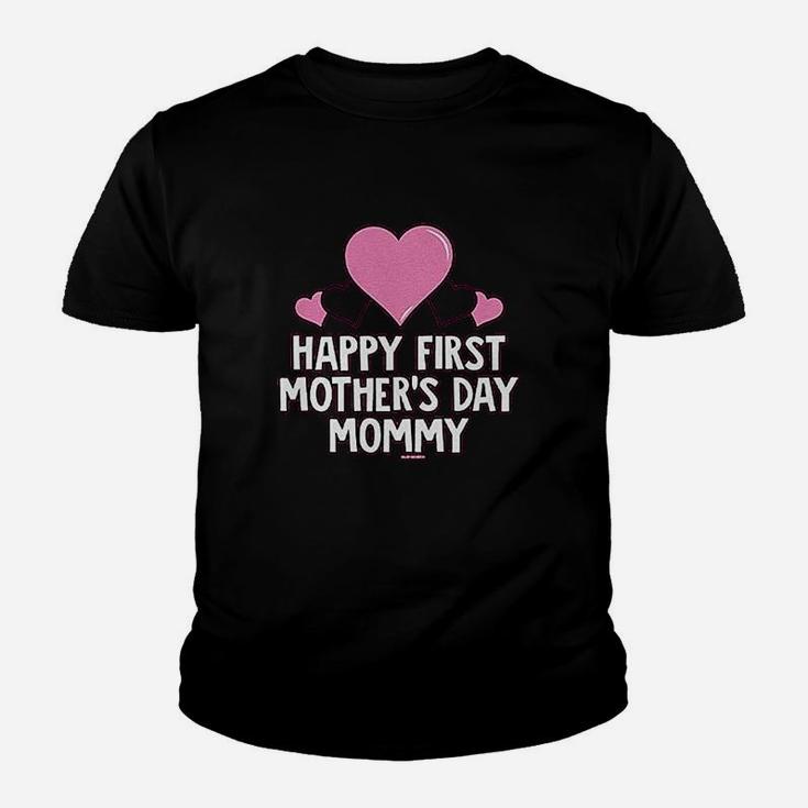 Happy First Mothers Day Mommy Youth T-shirt