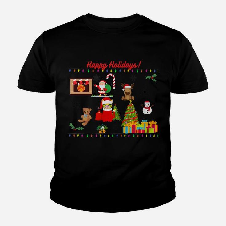 Happy Holidays Merry Christmas Shirt To Enjoy The Holidays Youth T-shirt
