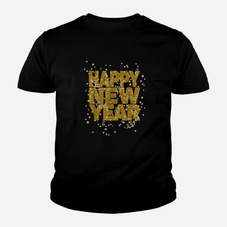 Happy New Year Nye Party Funny New Years Eve Confetti Youth T-shirt