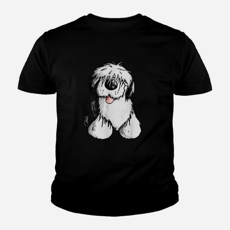 Happy Old English Sheepdog Youth T-shirt