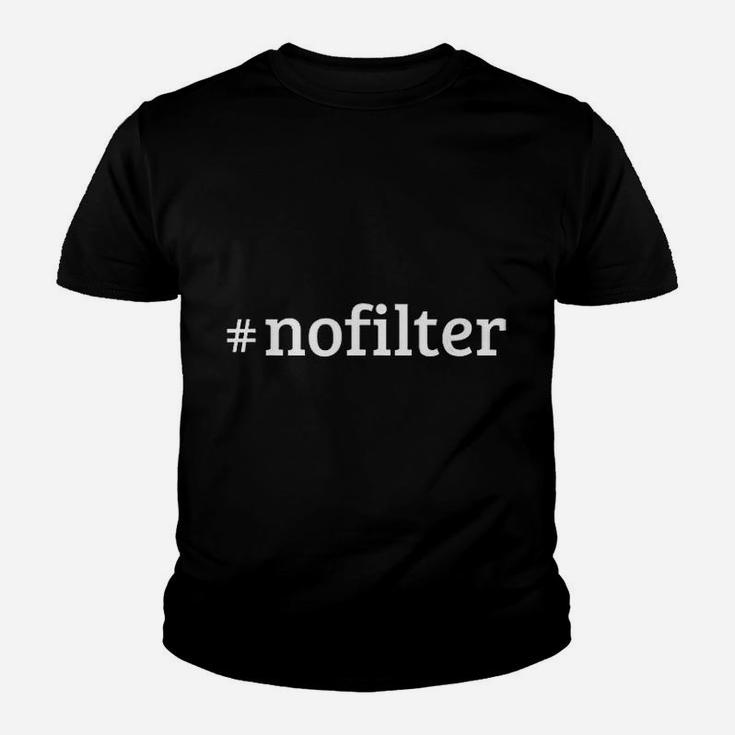 Hashtag No Filter Youth T-shirt