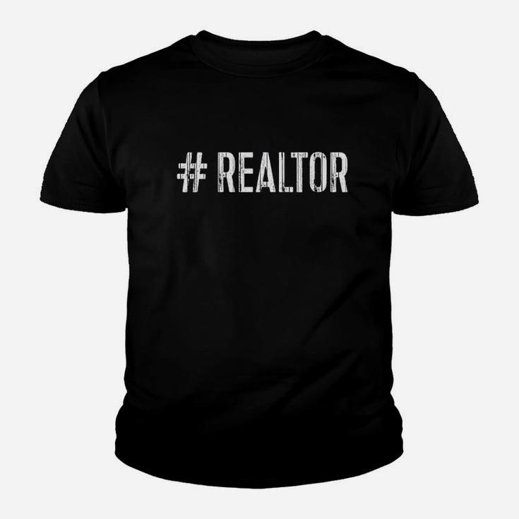 Hashtag Realtor Real Estate Agent Gift Youth T-shirt