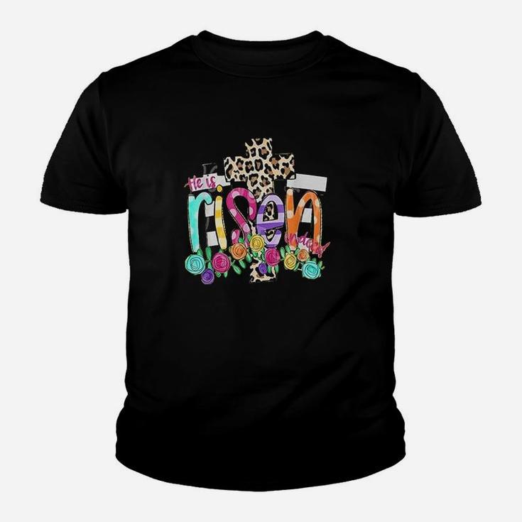He Is Risen Christian Easter Happy Eater Day Gift For Women Youth T-shirt