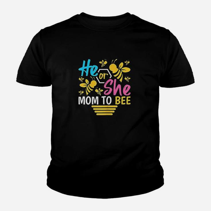 He Or She Mom To Bee Youth T-shirt