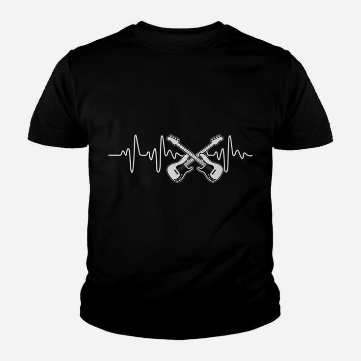 Heartbeat Bass Guitar Youth T-shirt