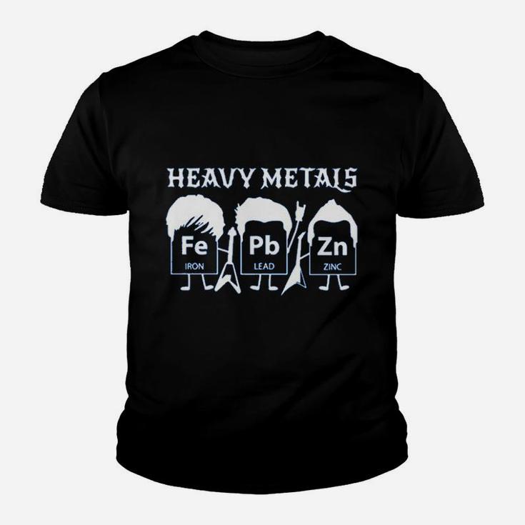 Heavy Metals Periodic Table Elements Printed Youth T-shirt