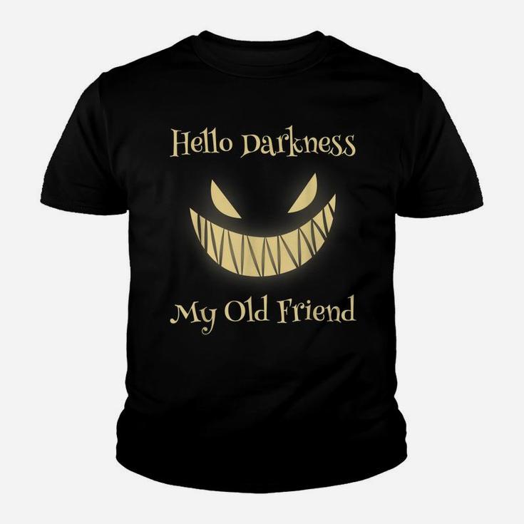 Hello Darkness My Old Friend Scary Pumpkin Youth T-shirt