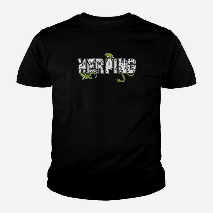 Herpetology Reptiles Snake Zoology Frog Gecko Herping Youth T-shirt
