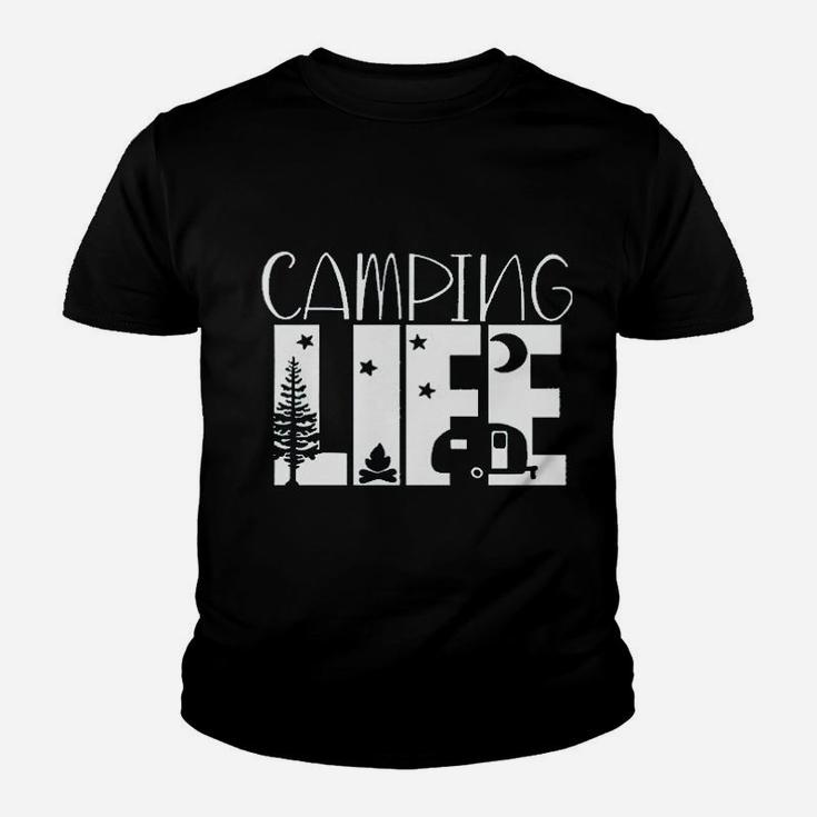 Hiking Camping Youth T-shirt