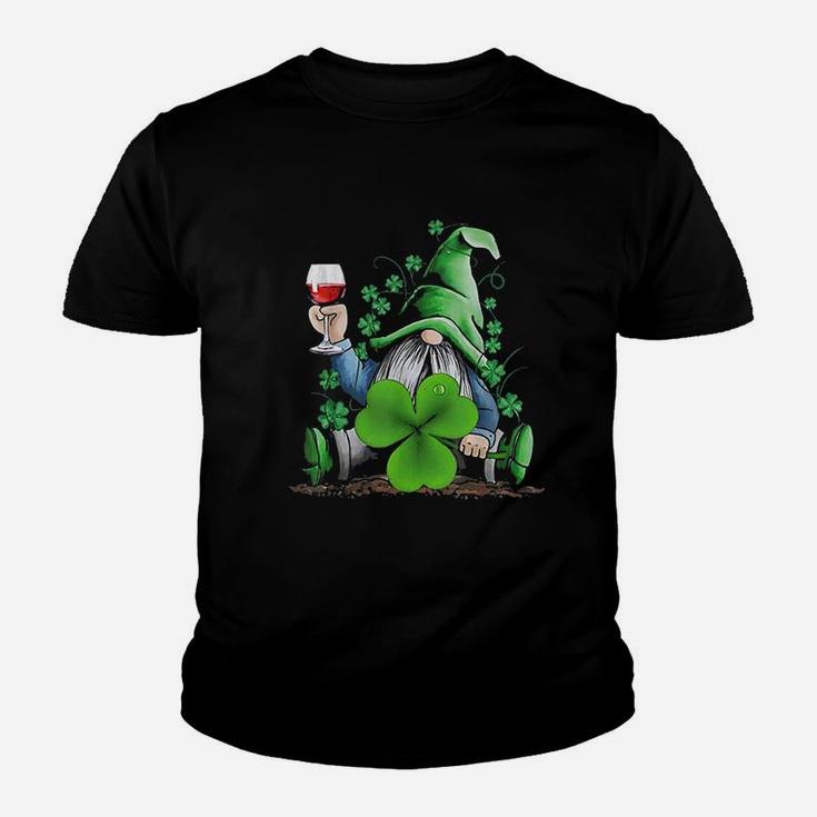 Hippie Gnome Drinking Wine Youth T-shirt