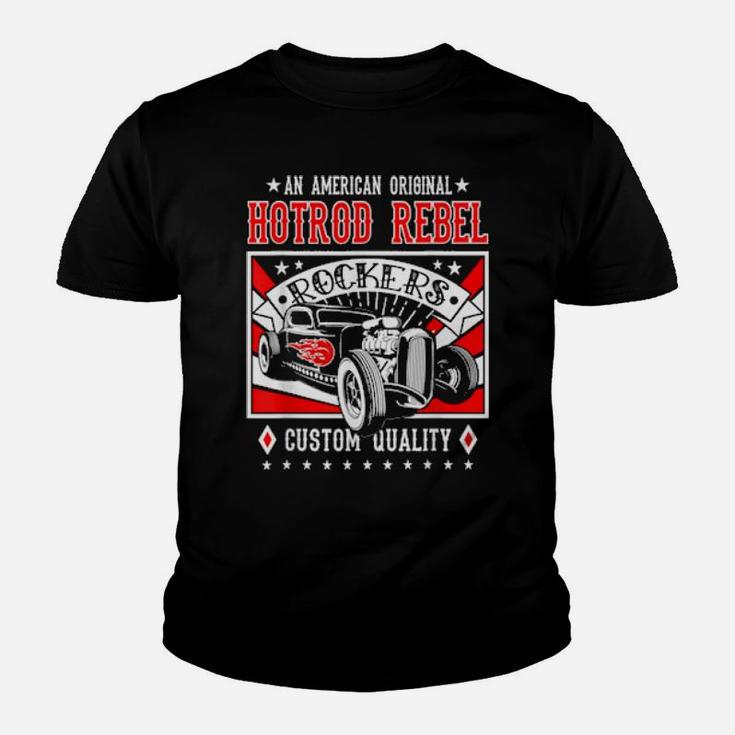 Hot Rod 50S Rockabilly Clothing Vintage Classic Car Rocker Youth T-shirt