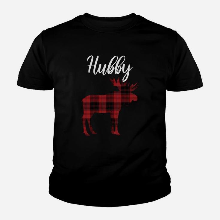 Hubby Moose Matching Family Christmas Pajamas Sweatshirt Youth T-shirt