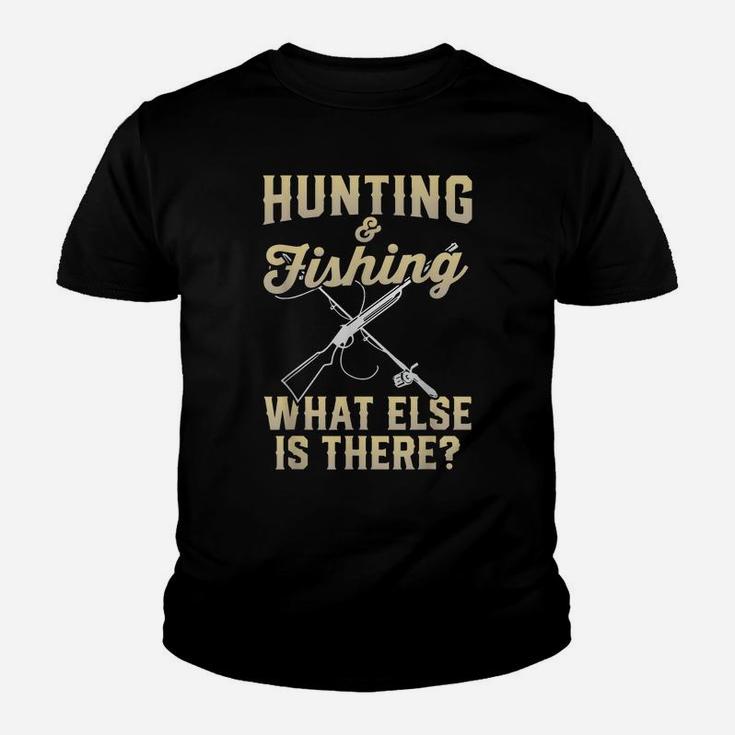 Hunting And Fishing I Funny Outdoors I Hunting Youth T-shirt