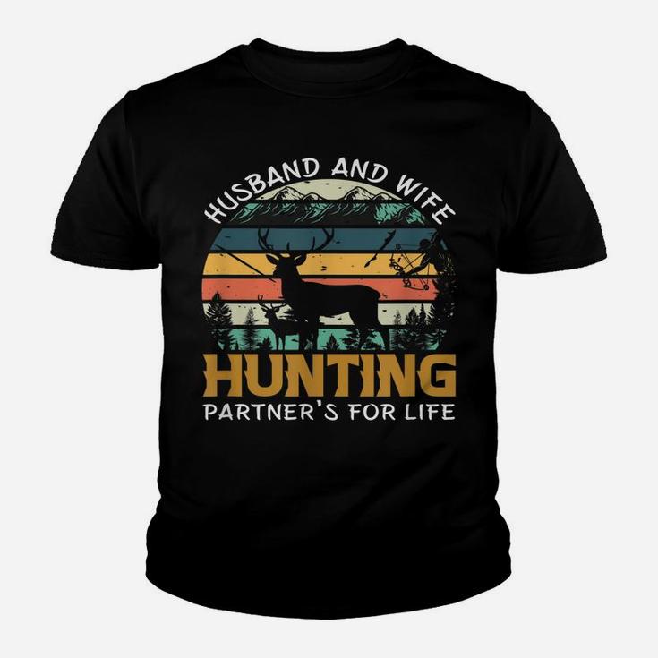 Husband And Wife Hunting Partners For Life Youth T-shirt