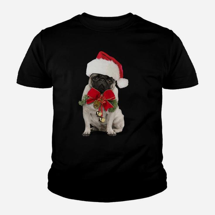 Hybrid Christmas Pug Long Sleeve T Shirt Youth T-shirt