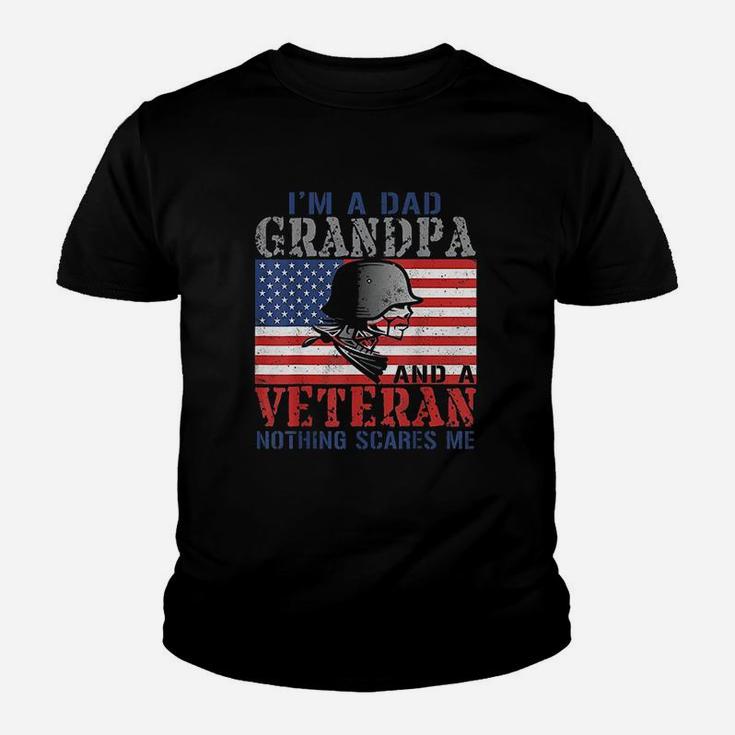 I Am A Dad Grandpa And A Veteran Youth T-shirt