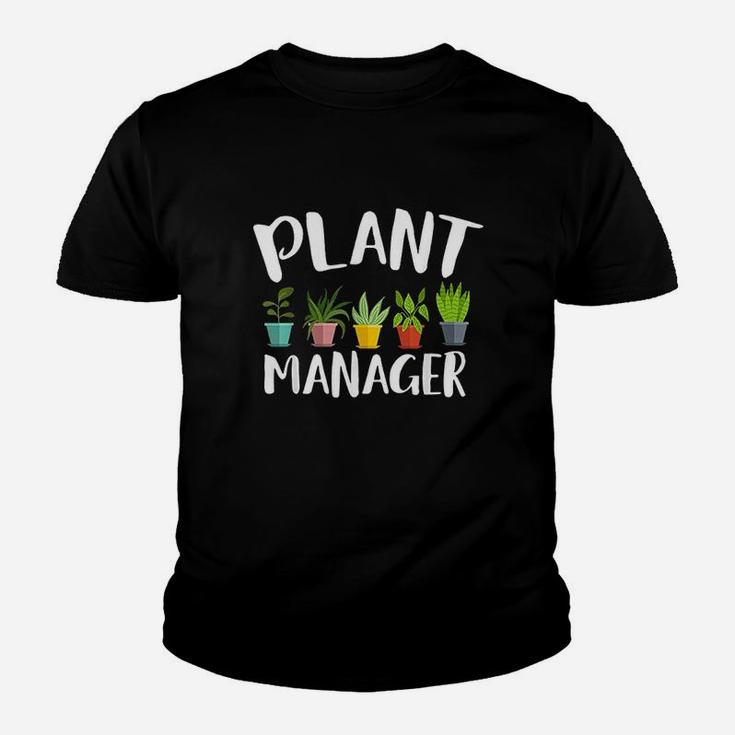 I Am A Plant Manager Gardening For Gardener Youth T-shirt