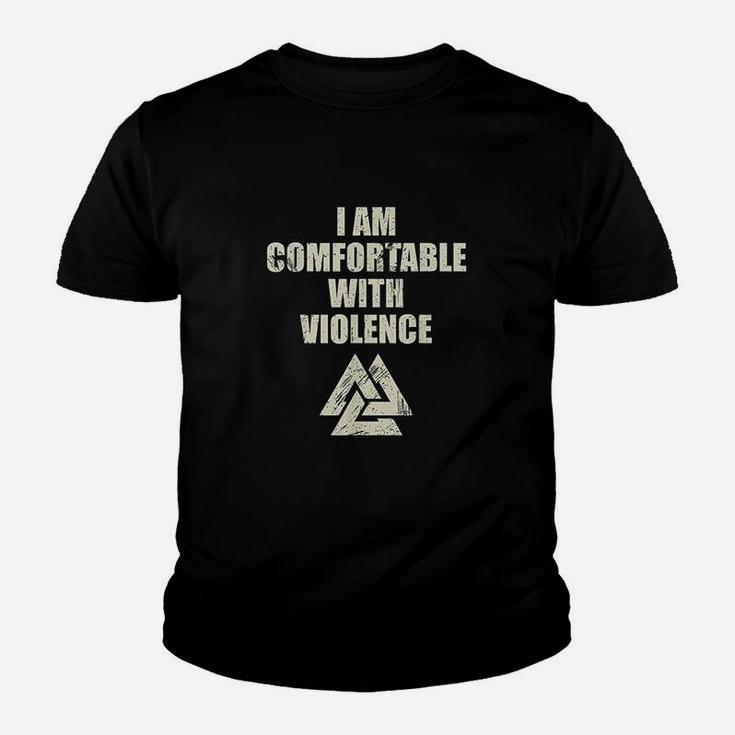 I Am Comfortable With Viking Youth T-shirt