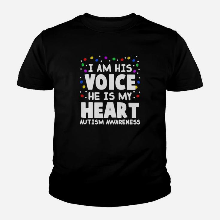 I Am His Voice He Is My Heart Youth T-shirt