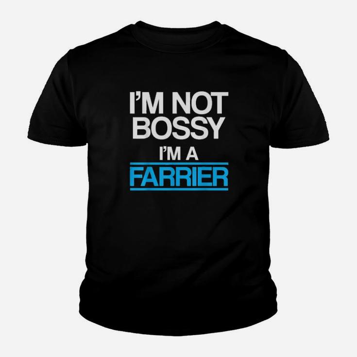I Am Not Bossy I Am A Farrier Youth T-shirt