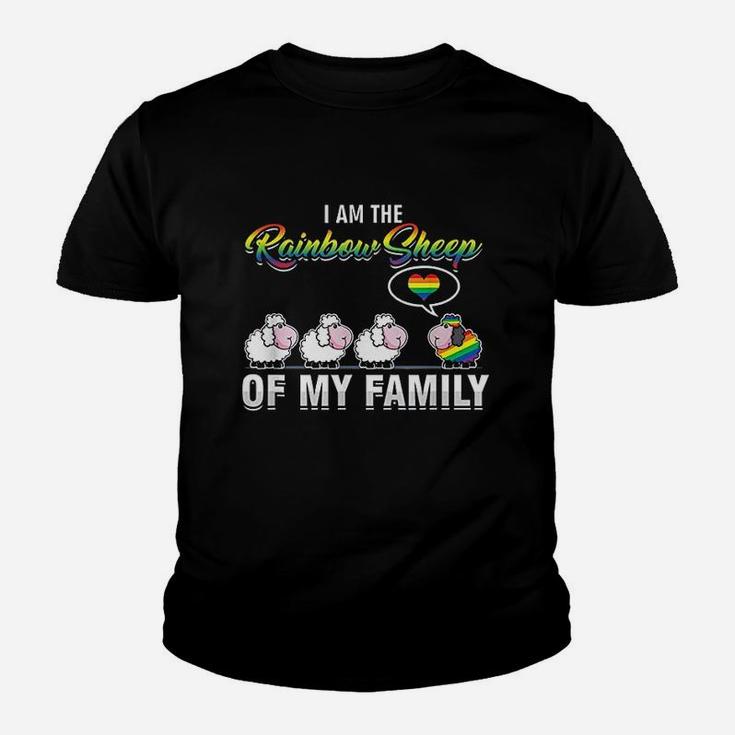 I Am The Rainbow Sheep Of My Family Youth T-shirt