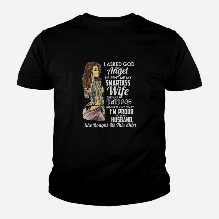 I Asked God For An Funny Wife Woman Youth T-shirt