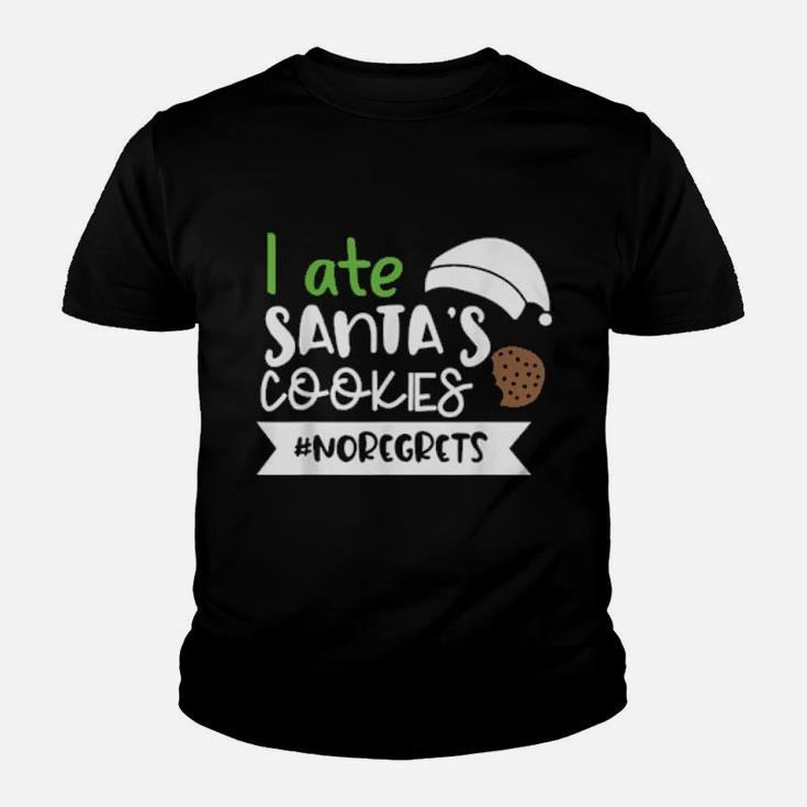 I Ate Santa's Cookies Noregrets Santa Claus Youth T-shirt