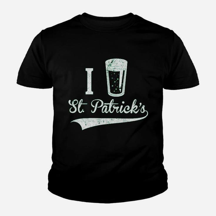 I Beer Saint Patricks Day Funny St Patty Drinking Shamrock Irish Youth T-shirt