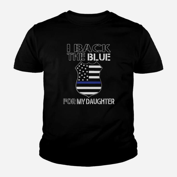 I Black The Blue For My Daughter Youth T-shirt