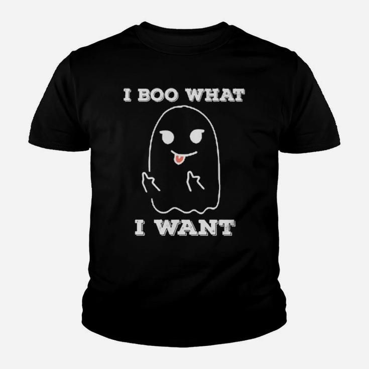 I Boo What I Want Youth T-shirt