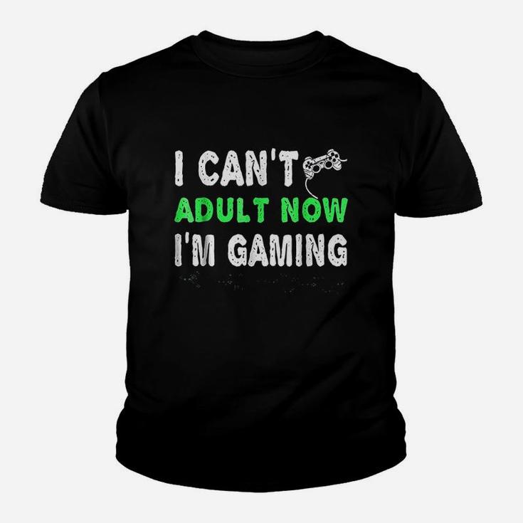 I Cant Now I Am Gaming Youth T-shirt