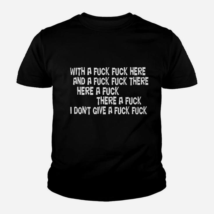 I Dont Five A F Uck Youth T-shirt