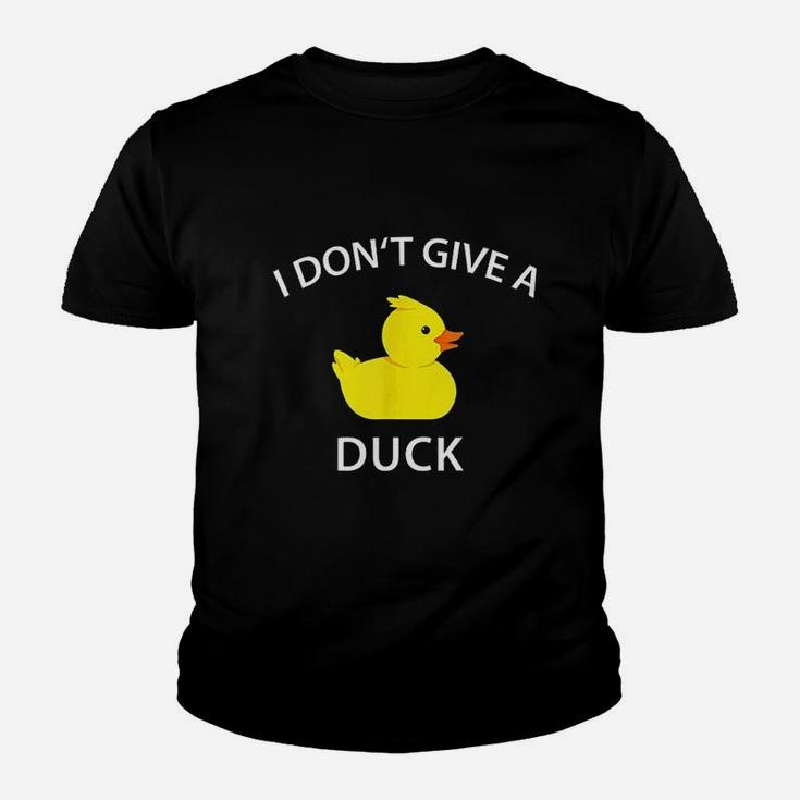 I Dont Give A Duck Youth T-shirt
