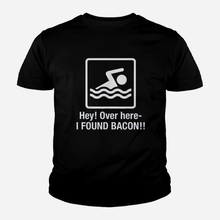 I Found Bacon Bacon Swimming Youth T-shirt