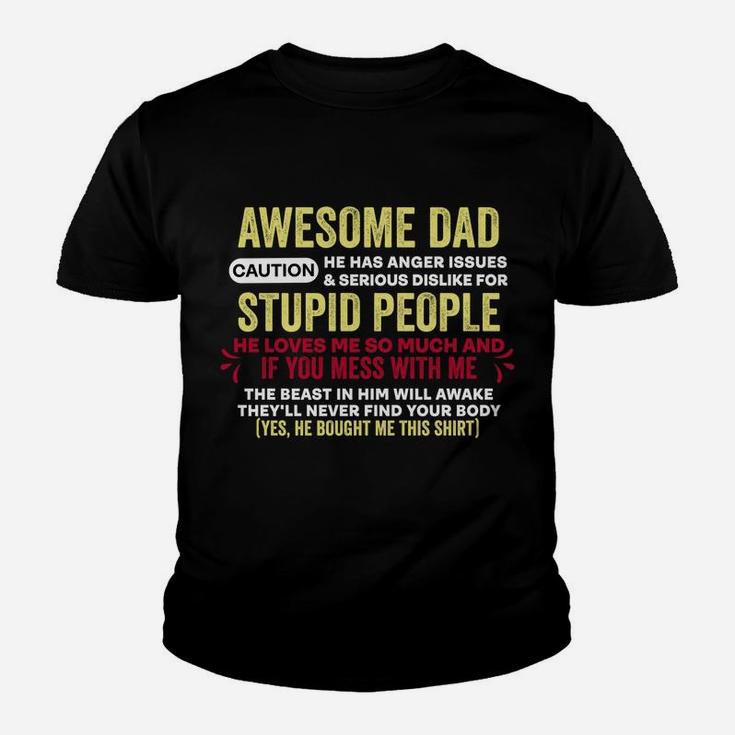 I Get My Attitude From My Dad Youth T-shirt